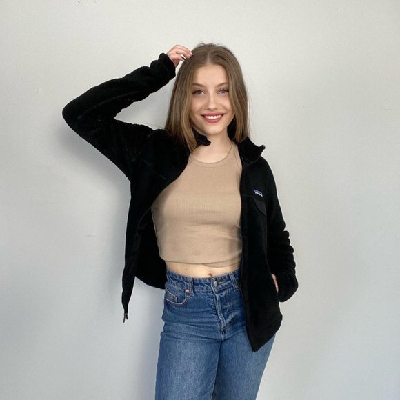 Patagonia Tops - Patagonia Full-Zip Fleece Black Small.